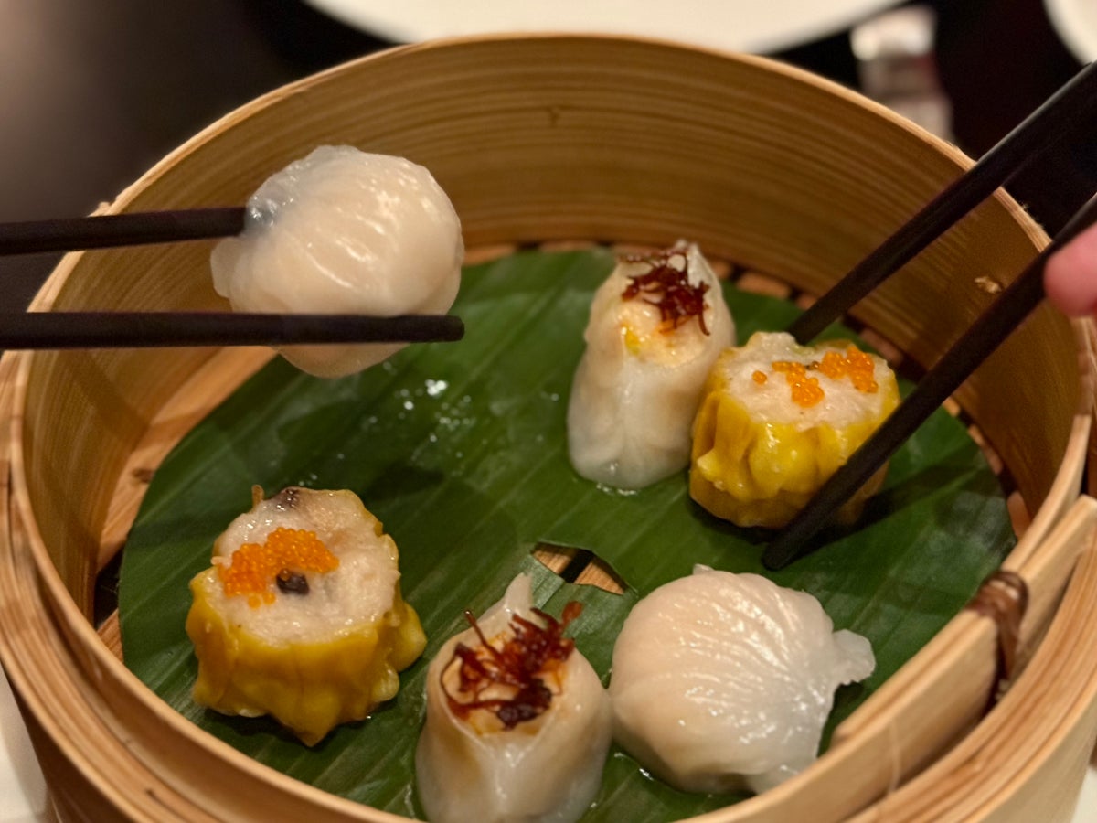 Park Hyatt London River Thames Yu Ge siu mai