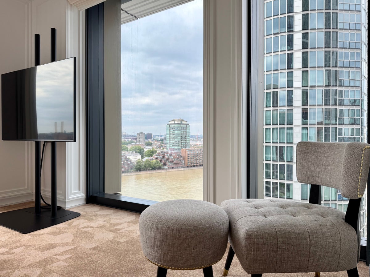 Park Hyatt London River Thames bedroom chair
