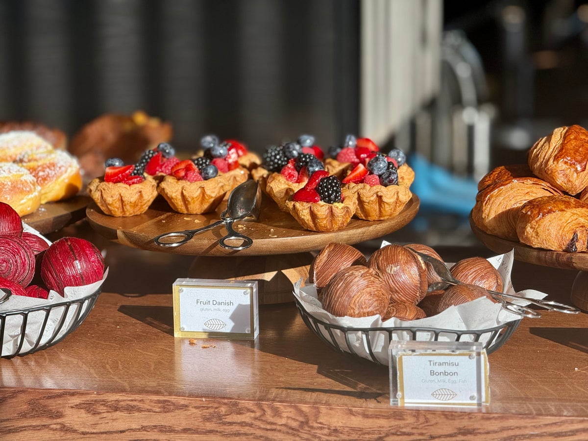 Park Hyatt London River Thames breakfast pastries