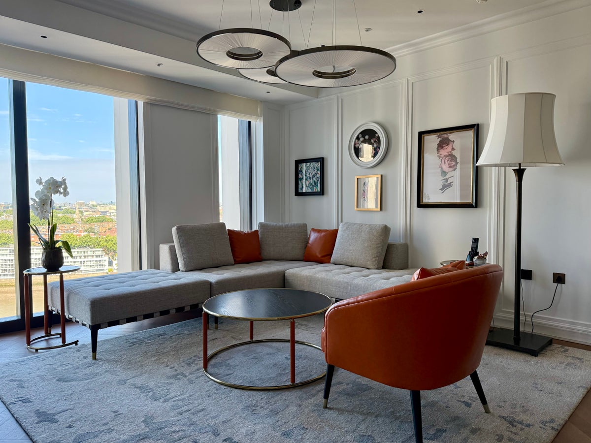 Park Hyatt London River Thames living room