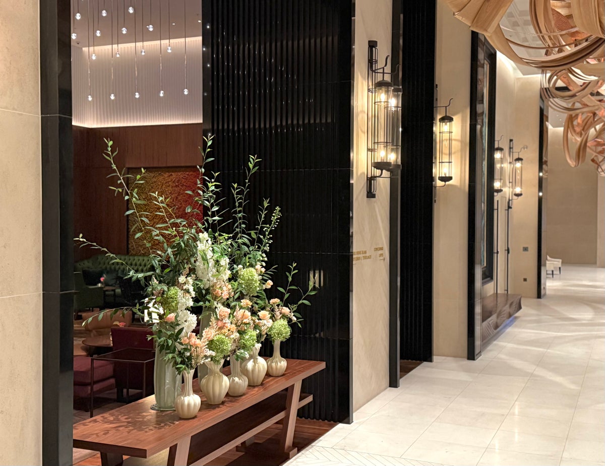 Park Hyatt London River Thames reception area