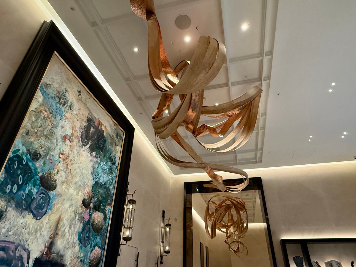 Park Hyatt London River Thames reception art