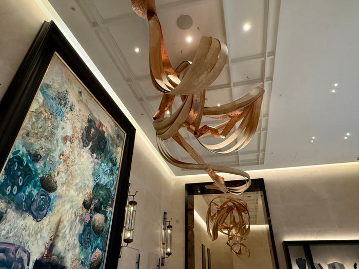Park Hyatt London River Thames reception art