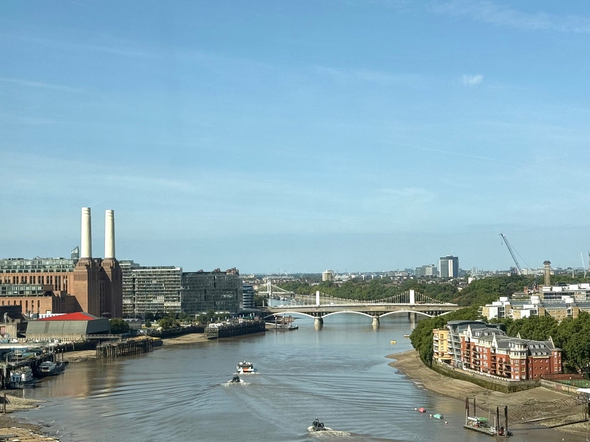 Park Hyatt London River Thames view of battersea and power station