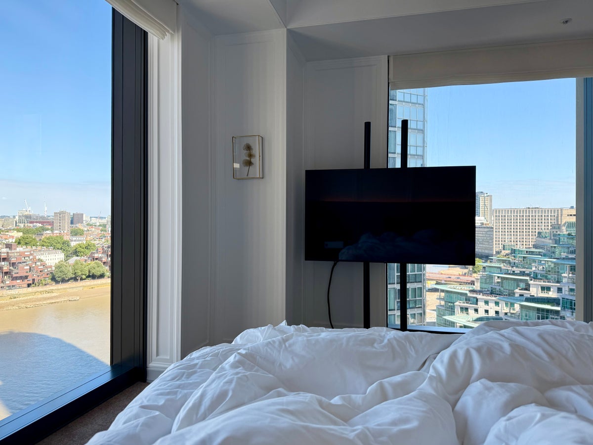 Park Hyatt London River Thames view waking up