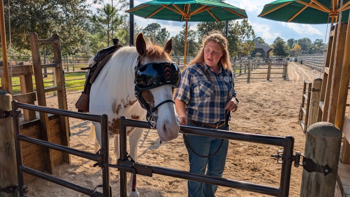Pony rides at Disney's Tri Circle D Ranch