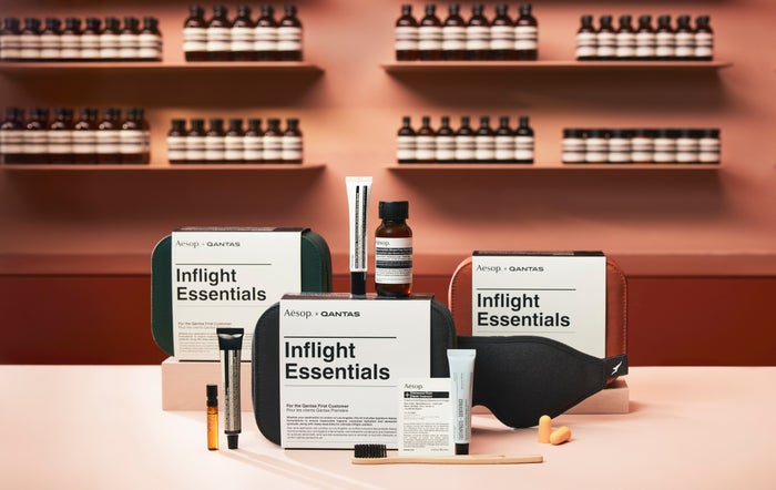 Qantas Aesop First Class Amenity Kit Qantas Aesop First Class Amenity Kit