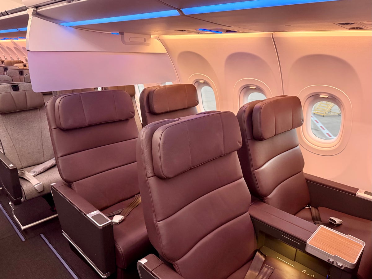 Qantas Airbus A321XLR business class seat