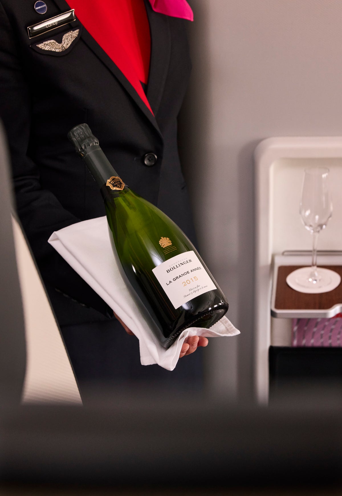 Qantas First Champagne Qantas First Champagne