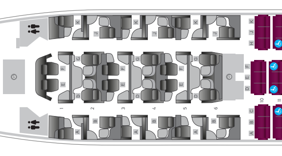 Qatar Airways A350 1000 24 Qsuite seat map Qatar Airways A350 1000 24 Qsuite seat map