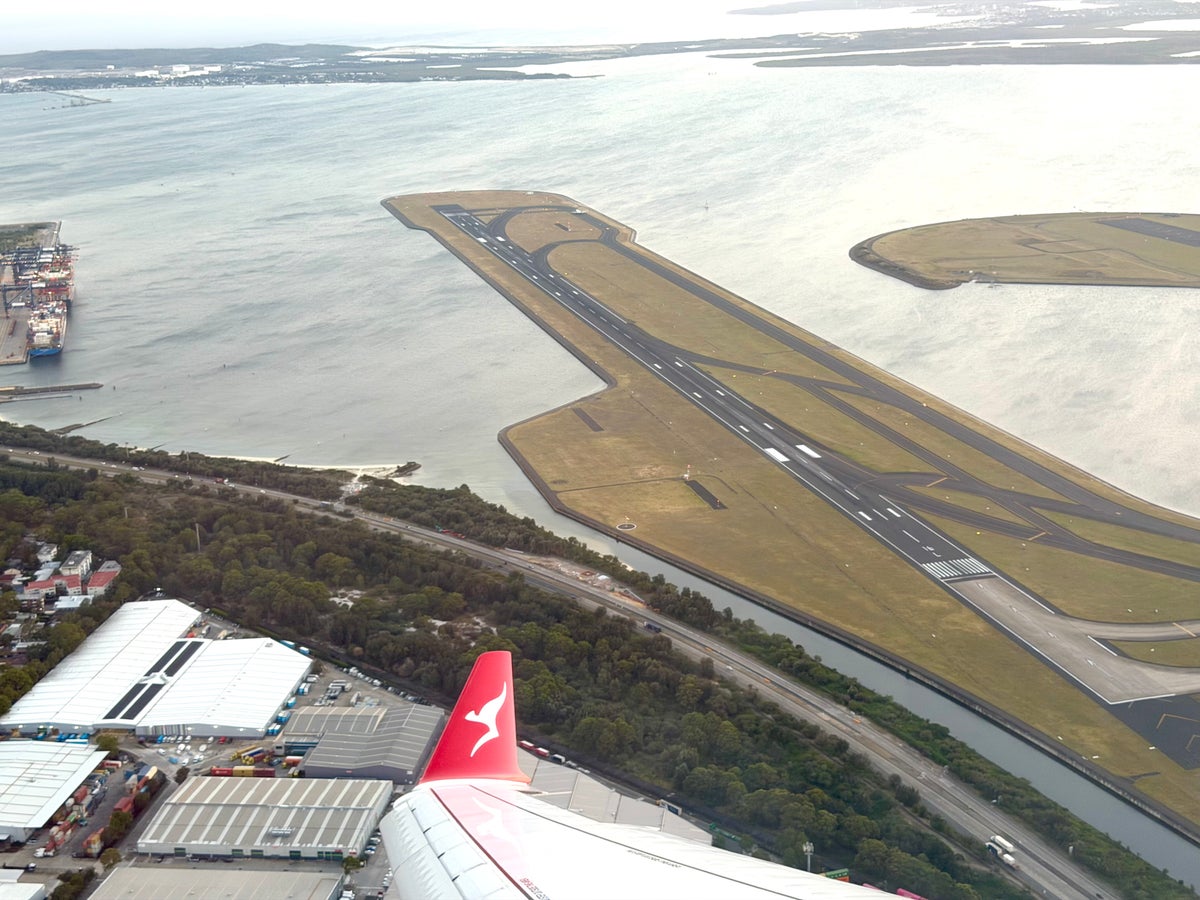 Taking off out of Sydney Airport SYD