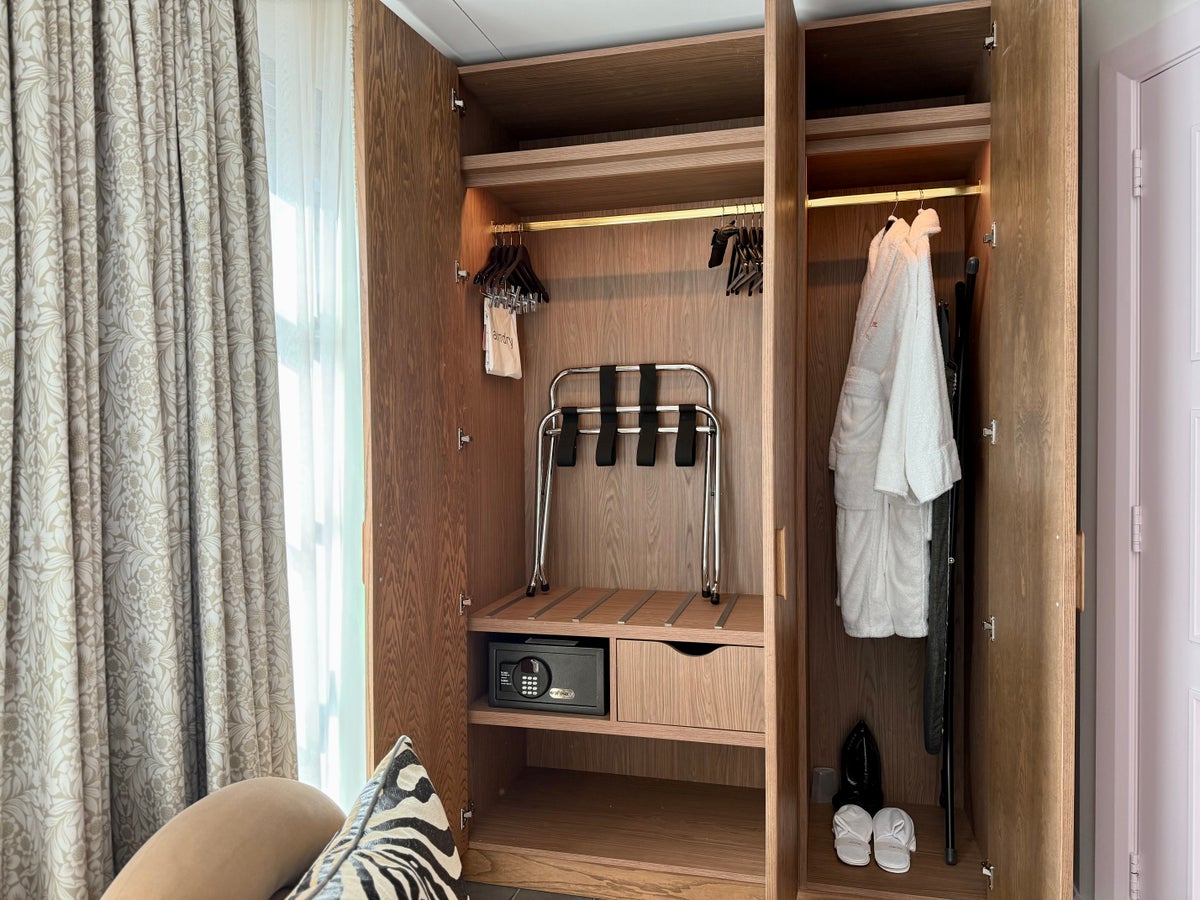 Virgin Hotels London Shoreditch bedroom wardrobe