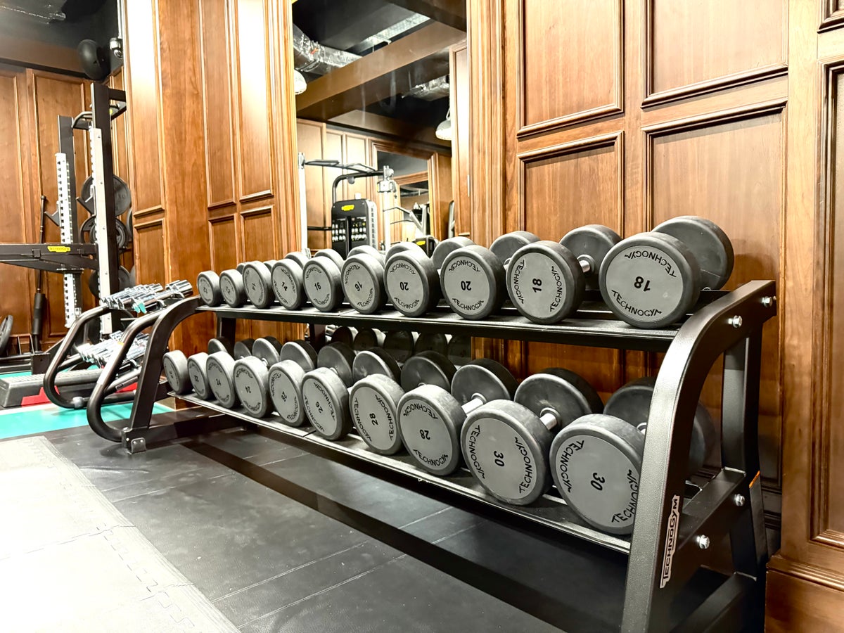 Virgin Hotels London Shoreditch gym weights