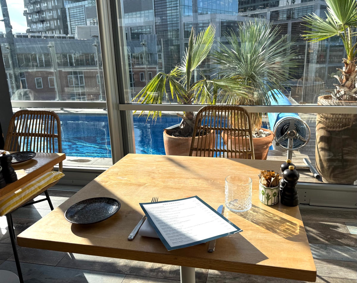 Virgin Hotels London Shoreditch rooftop breakfast