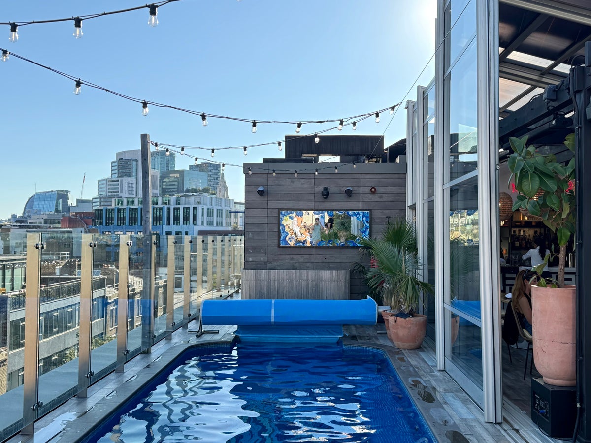 Virgin Hotels London Shoreditch rooftop pool