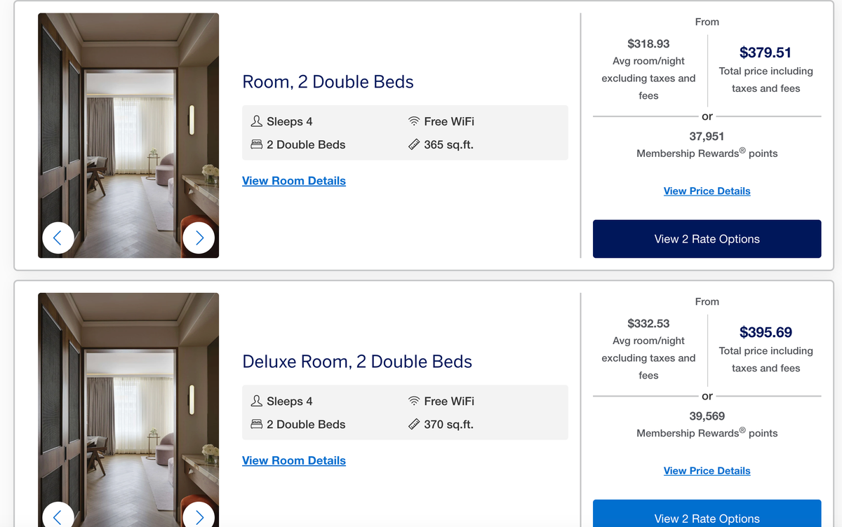 Vogue Hotel Hilton Montreal double beds booking