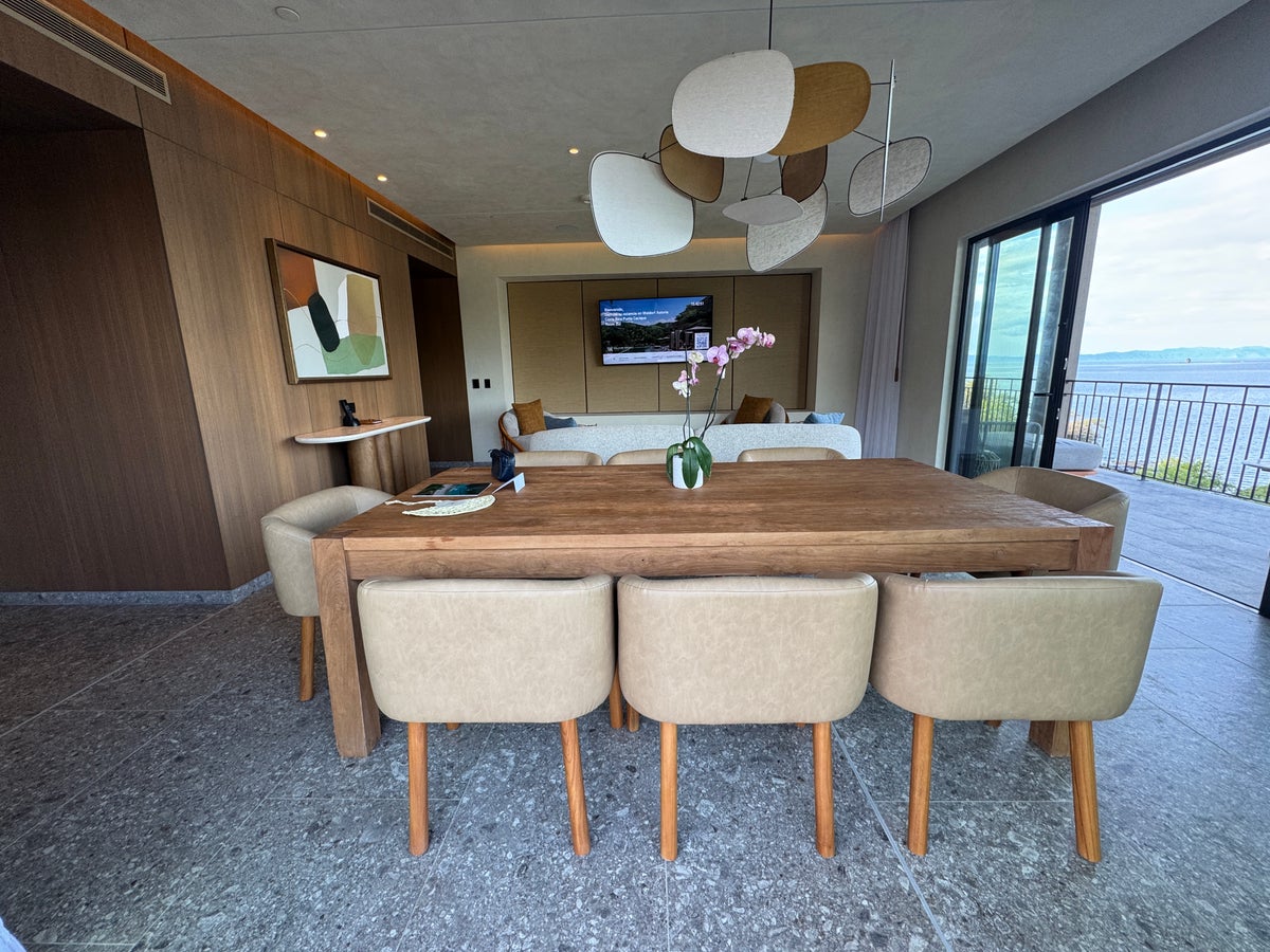 Waldorf Astoria Costa Rica King Suite dining table room set