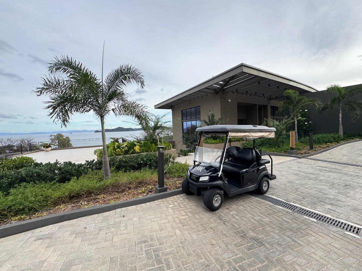 Waldorf Astoria Costa Rica golf cart