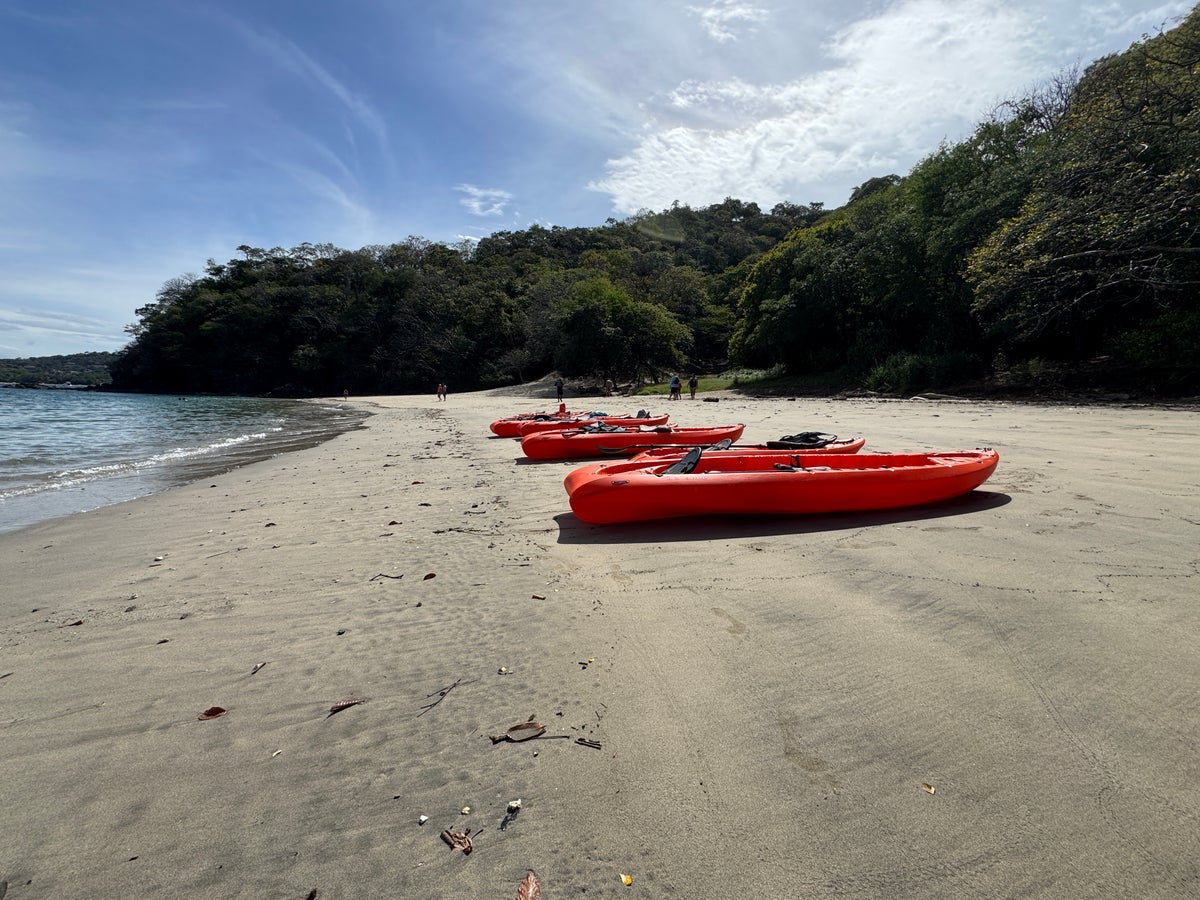 Waldorf Astoria Costa Rica kayaks
