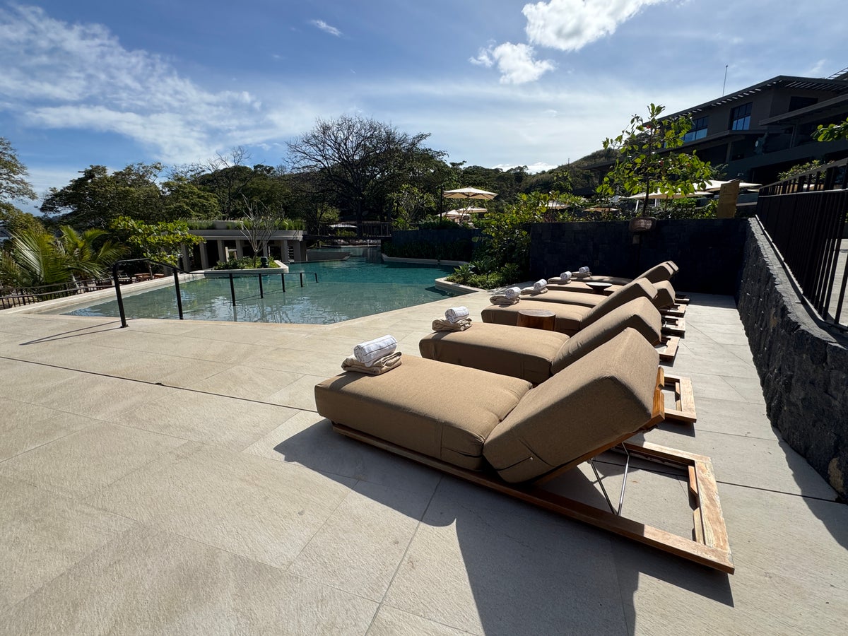 Waldorf Astoria Costa Rica pool seating
