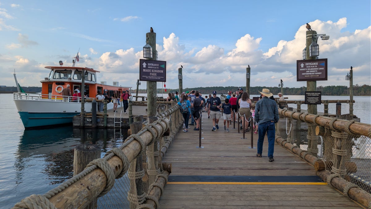Water taxi at Disney's Fort Wilderness Resort & Campground