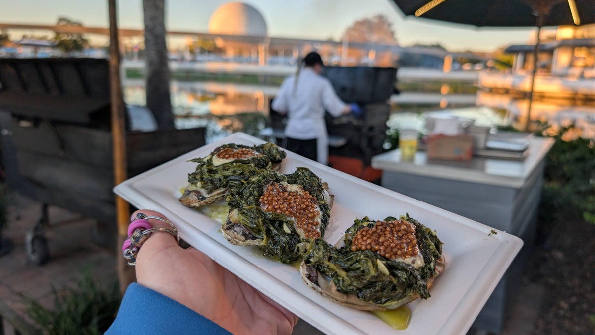 2026 EPCOT International Festival of the Arts Fictional Victuals Chapter 1 beach oysters