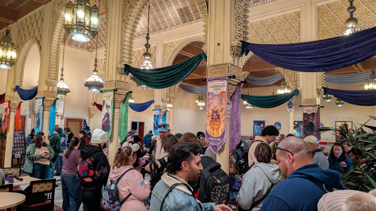 2026 EPCOT International Festival of the Arts Lorcana Illumineer's Lounge interior