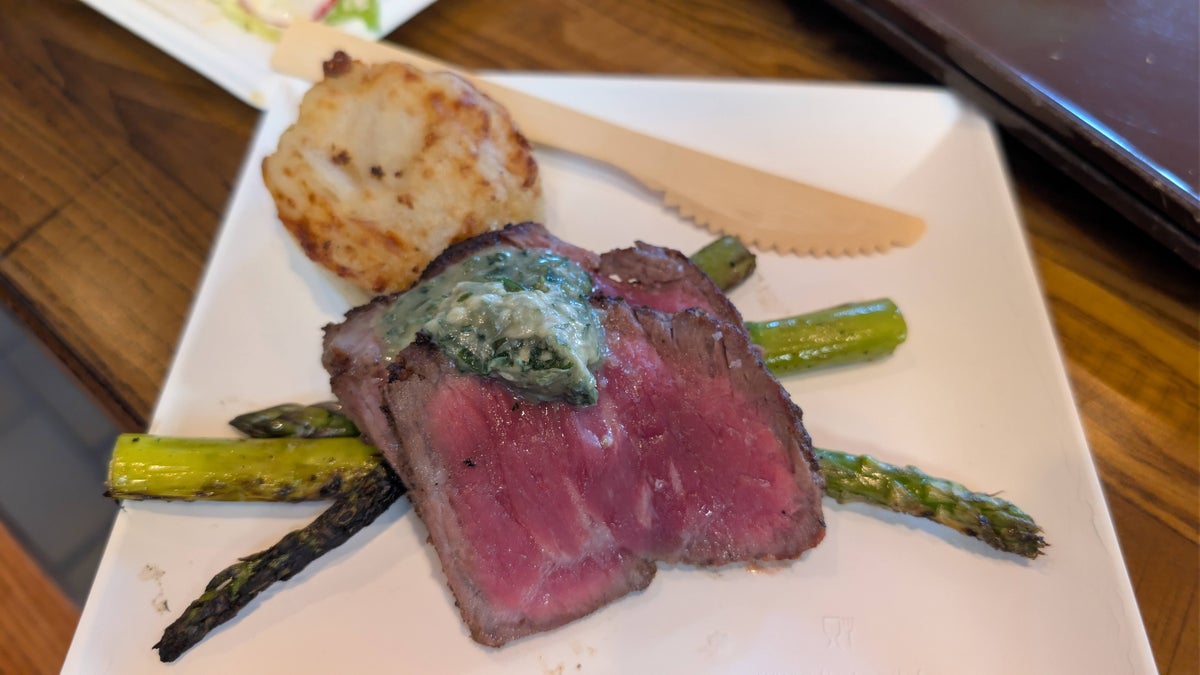 2026 EPCOT International Festival of the Arts The Artist's Table (America) peppercorn crusted striploin