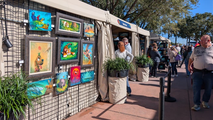 2026 EPCOT International Festival of the Arts artist booth 2026 EPCOT International Festival of the Arts artist booth