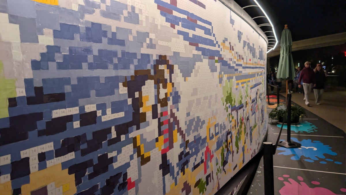 2026 EPCOT International Festival of the Arts paint by numbers mural