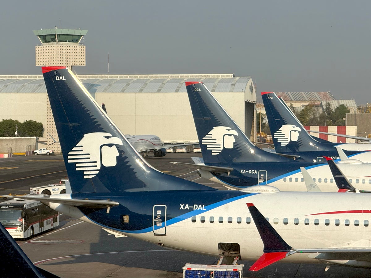 Aeromexico Planes at Benito Juarez Airport Mexico City MEX