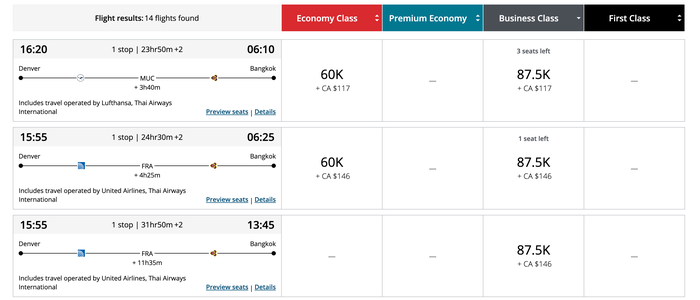Air Canada Aeroplan Thailand Air Canada Aeroplan Thailand