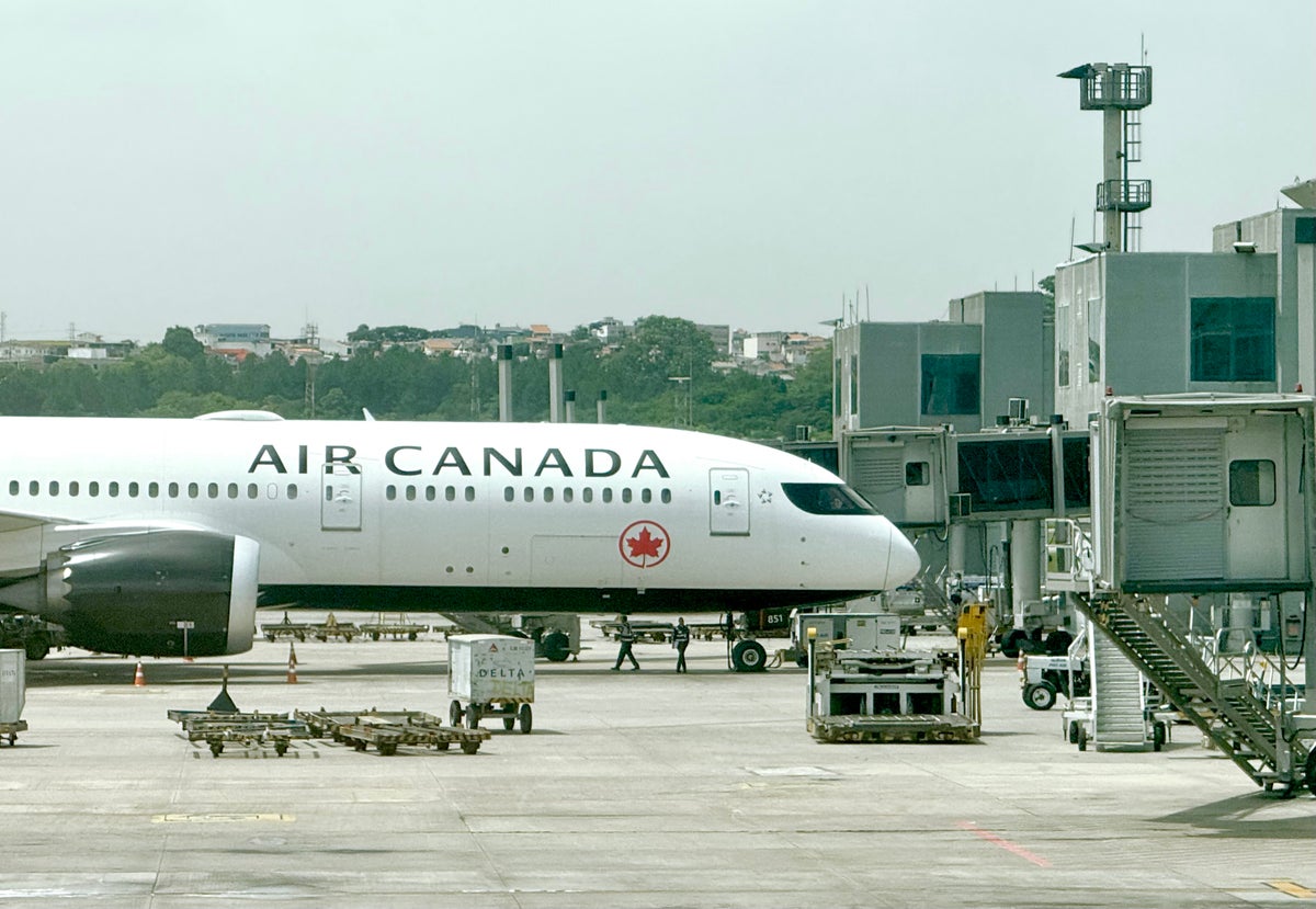 Air Canada Dreamliner at Sao Paulo Airport GRU