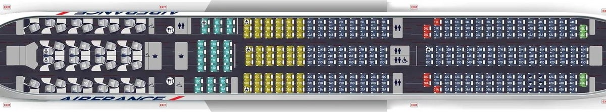 Air France A350 900 324 seats Air France A350 900 324 seats