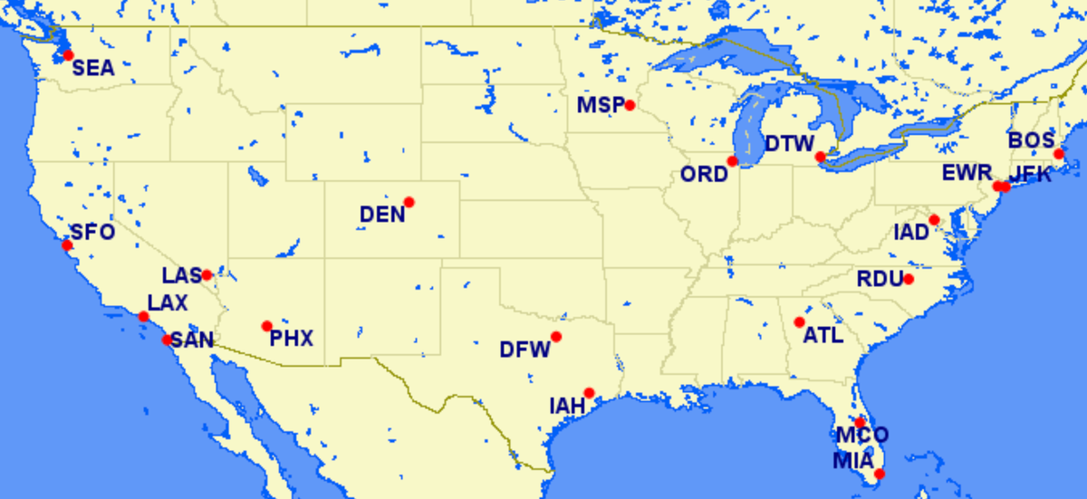 Air France destinations USA Air France destinations USA
