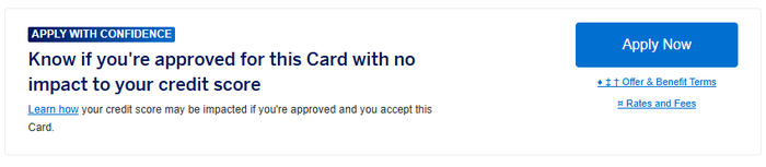American Express apply with confidence