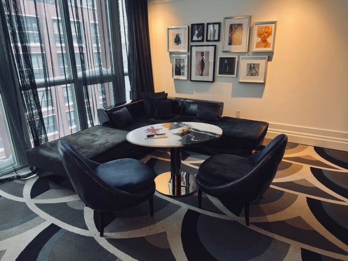 BISHA, a Luxury Collection Hotel, Toronto room seating area BISHA, a Luxury Collection Hotel, Toronto room seating area