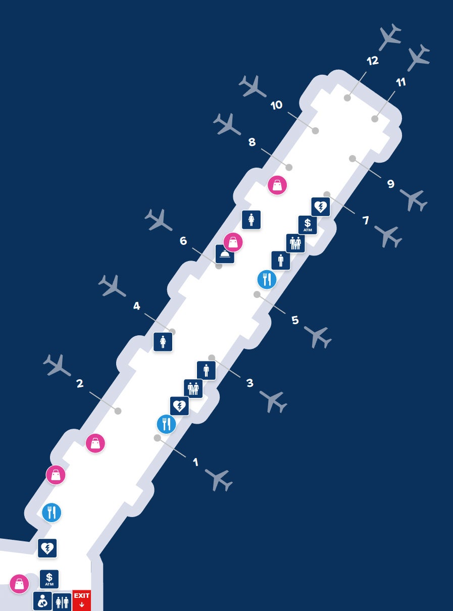 Bradley International Airport Gates 1 12 Bradley International Airport Gates 1 12