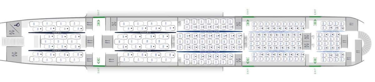 British Airways A380 seat map upper deck British Airways A380 seat map upper deck