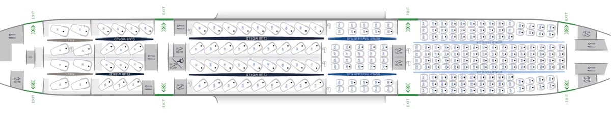 British Airways B777 200ER seat map first class British Airways B777 200ER seat map first class