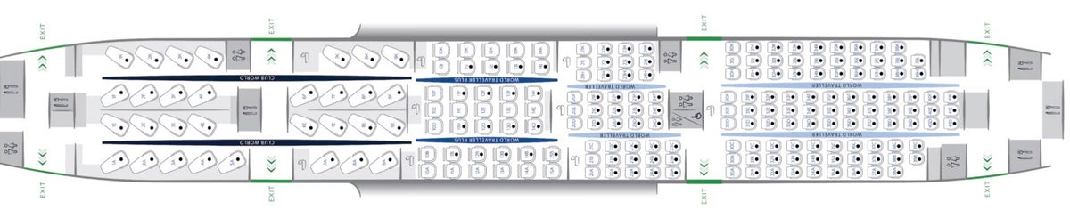 British Airways B787 8 seat map Club Suites British Airways B787 8 seat map Club Suites
