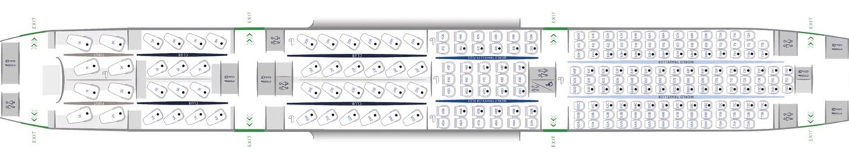 British Airways B787 9 seat map Club Suites British Airways B787 9 seat map Club Suites
