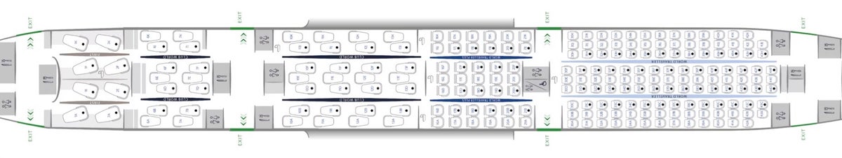British Airways B787 9 seat map old business British Airways B787 9 seat map old business