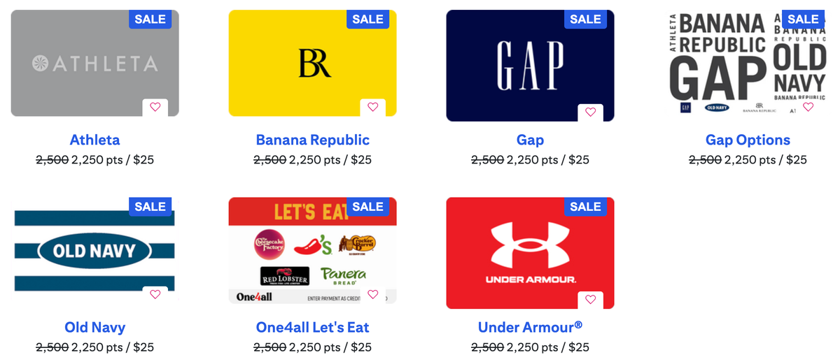 Citi ThankYou gift card sale January 2026