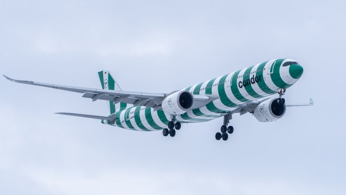 Condor Airlines green livery YYZ