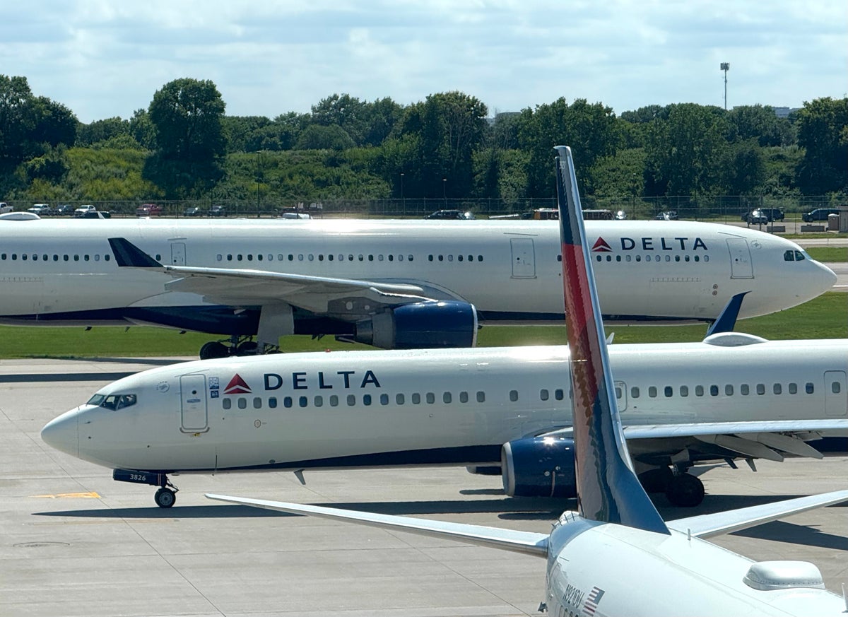 Delta Aircraft at Minneapolis St Paul MSP