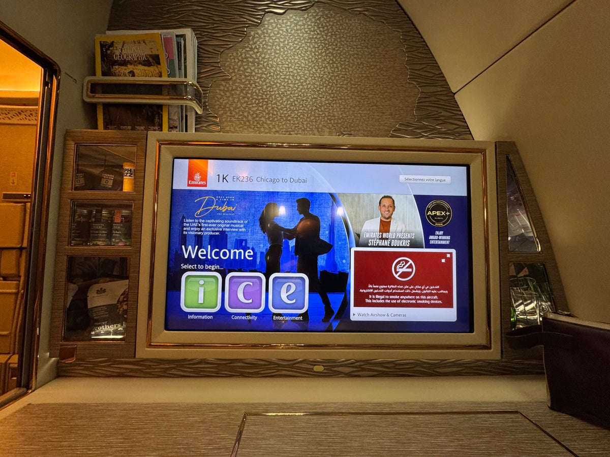 Emirates Game Changer TV Monitor