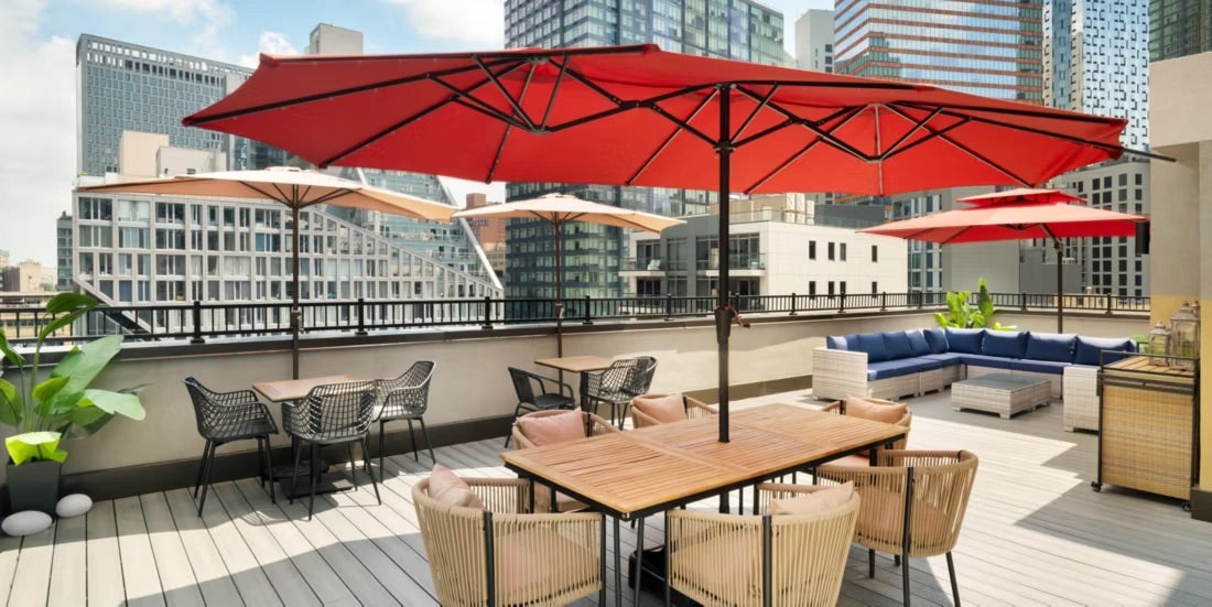 Even Hotels Long Island City Rooftop Patio Even Hotels Long Island City Rooftop Patio