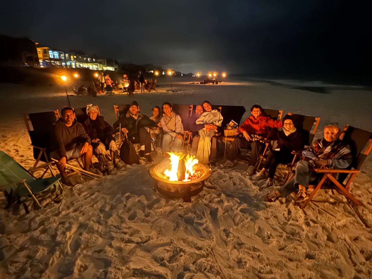 Family Bonfire beach 30A Juan Ruiz