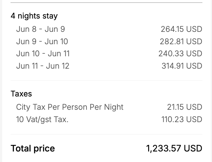 Hotel Indigo Verona Cash Cost
